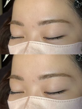 ロッカ 上津バイパス店(EYEBROW SALON ROCCA)/自然並行眉