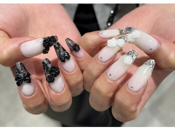 ネイルアヴァンス 京橋店(Nail AVANCE.)/レースネイル　10本アート