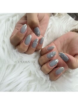 ミラーネイル/ワンホンネイル