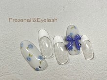 プレス ネイルアンドアイラッシュ(PRESS NAIL&EYELASH)/【ハンド】定額※オフ込￥9800