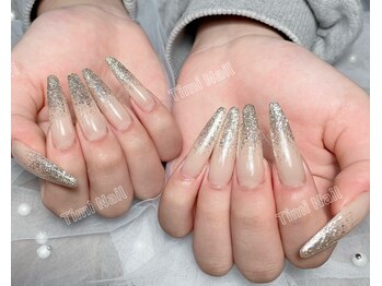 長さだしラメグラデション