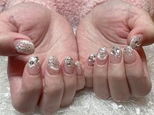 レアネイル 新宿(le'a nail)/ラメグラデザイン