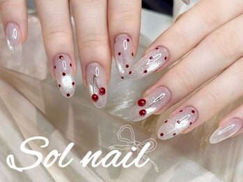 マグネットドットチェリーネイル