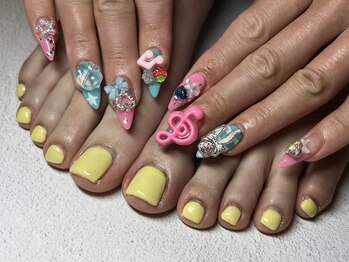 ラサンセリテ(la sincerite)の写真/自慢したくなるような指先に♪個性的なニュアンス~繊細なアートやSNSで大人気のワンホン・韓国風NAILも♪