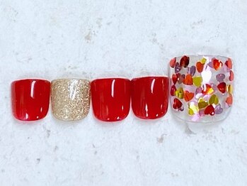 ネイルビート(NAIL BEAT)/ハートホロ クリア