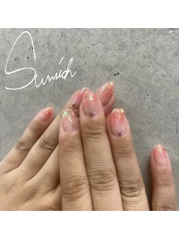 サンリッチ(Sunrich)/血色感が可愛いピンクネイル