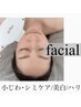 【Facial】むくみスッキリ☆小顔エステ＋光フェイシャル ハリ/小じわシミケア