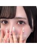 ●同時施術【シンプルアートネイル（フットもOK）+マツエク120本¥10500