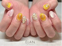 エラン メグロ(ELAN Meguro)/ひまわりネイル
