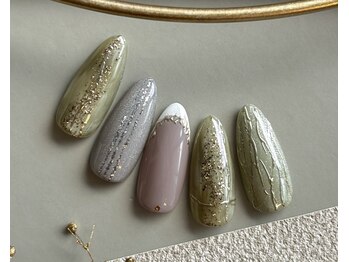 ジョリ(joli.)の写真/【高城駅/徒歩5分】月ごとに変わる店内サンプル10種からデザイン選択★心ときめくオシャレで可愛い指先へ♪