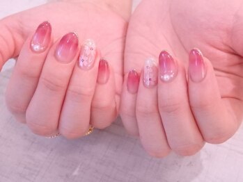 ラルネイル 大宮(Lull. nail)/＊手描きフラワー＊グラデ＊