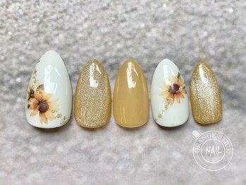 オレンジスティック/マグネット　向日葵