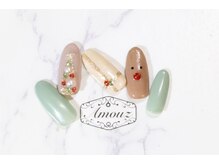 アモウズ(Amouz)/定額【Xmasネイル】3