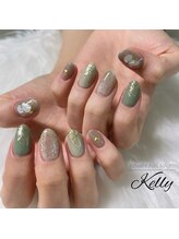 ケリー(Kelly)/【ジェル】デザインやり放題