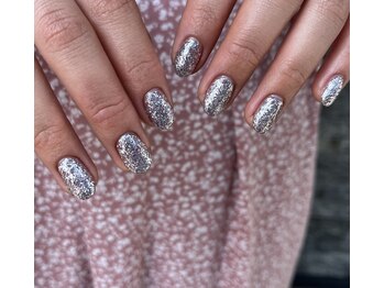 ハズグラスネイル(Haze Grass nail)/ラメワンカラー