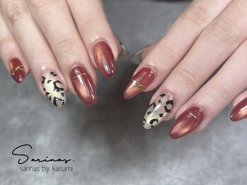 サリナスネイル 西院店(SARINASNAIL)/強めレオパード
