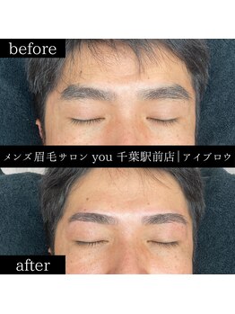 ユー 千葉駅前店(you)/眉/メンズ眉毛/メンズ千葉駅