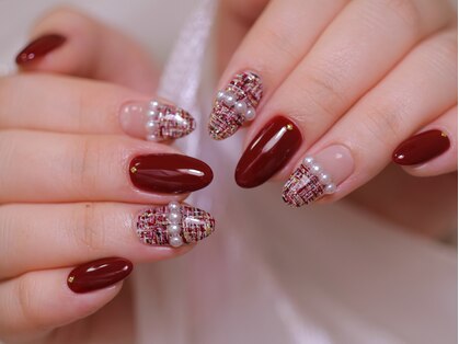 幻之花ネイルの写真