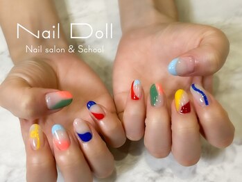 ネイルドール(Nail Doll)/カラフルネイル
