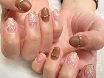 アース ネイルアンドアイラッシュ 小松店(Hair&Make EARTH Nail&Eyelash)/サンプルデザイン　8500円