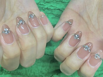 わたしのネイルとよもぎ蒸し/持込デザイン