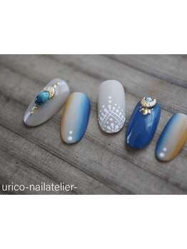 手描きアートが得意なサロン