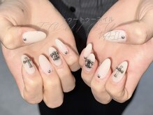 トゥートゥー(TOUTOU)/クロムパーツxベージュ