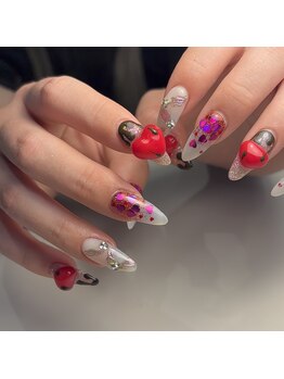ニニエ ネイルクチュール(NINIE Nail couture)/バレンタインネイル