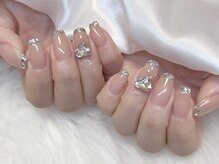 ククネイル(KuKunail)/ガラスフレンチ☆