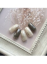 セプトネイル 函館店(SEPT NAIL)/11月大人かわいいサンプル6930円