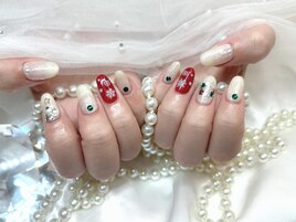 【Rika】クリスマスネイル