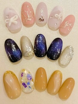 エフブルーム レカン(f'bloom L'ecrin)の写真/実力派ネイリストによる高技術でハイセンスなアートが大人気☆300種類以上のデザインチップをご用意♪