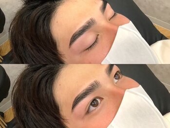 【まつ毛パーマ/アイブロウ/眉毛/マツエク専門店】rire つくば店の写真/眉毛が薄い方~濃い方も◎自然に馴染んでくれるデザインで、骨格診断、パーツ配置からベスト眉を提案♪