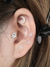 ハチナナヨンネイル(f*w874nail)/耳ツボジュエリー