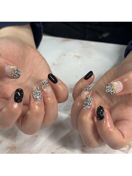 ガレ(Galet)/ブラックツイード！