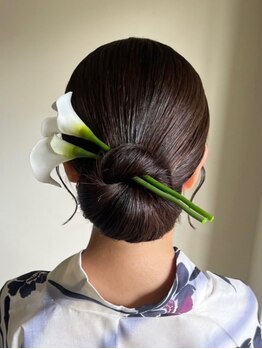 パリス 明治神宮前店(PARiS)/☆和装タイトシニヨン☆