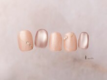 アイネイルズ 横浜EAST店(I-nails)/ピンクマグネットネイル