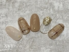 チェックネイル