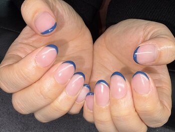 細フレンチネイル◎