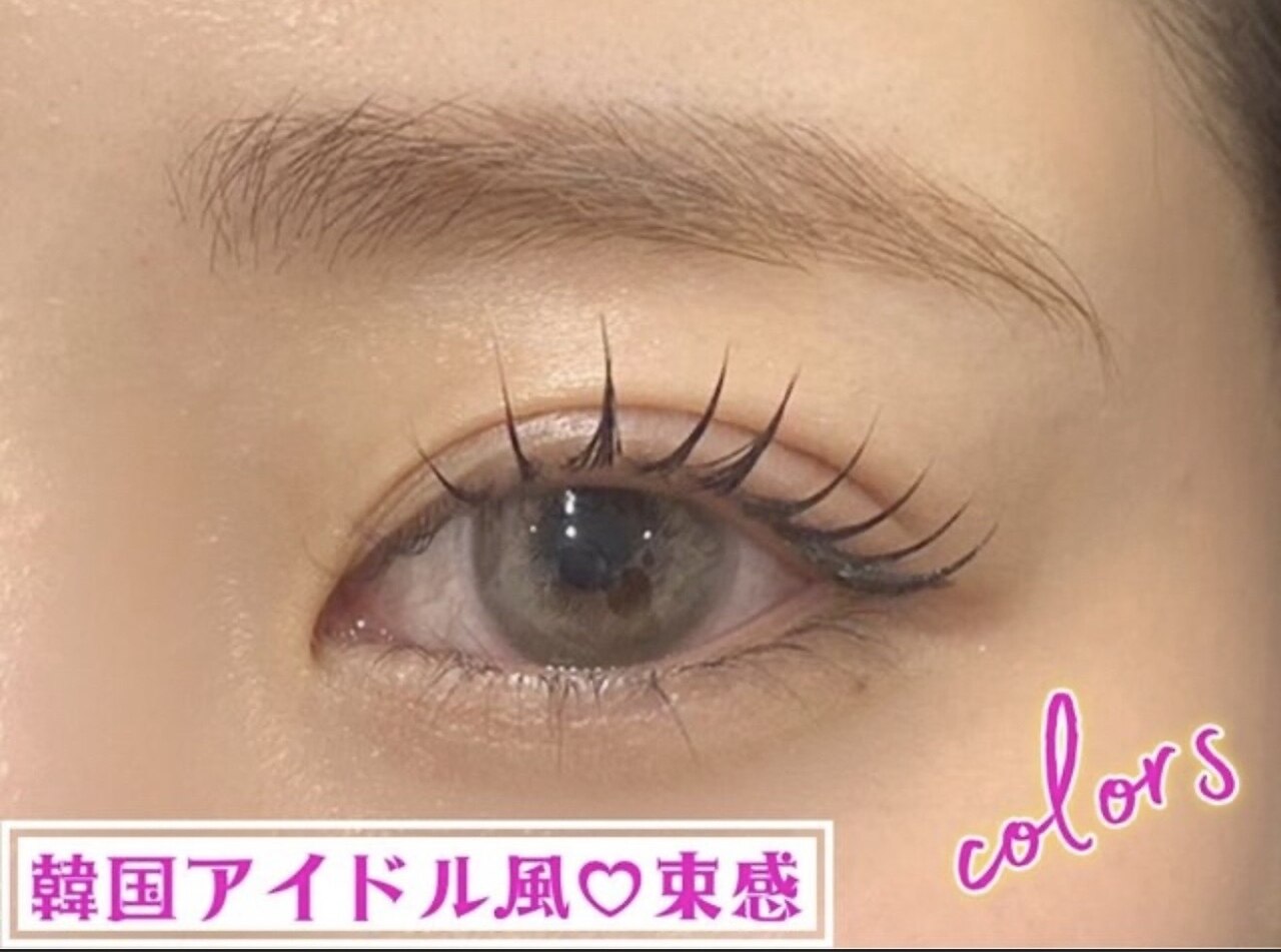 【Eye】人気No1☆韓国アイドル風♪束感まつげパーマ☆トリートメント付 \3500