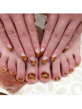 ビービーネイル(BB)/手足お揃いネイル