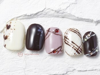 ネイルメゾン 渋谷店(NAIL MAISON)/バレンタインハートチョコ¥9550