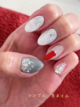 ペーナ(Pena)/シンプル冬ネイル