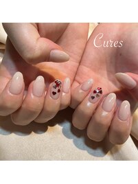 ハートホロネイル
