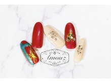 アモウズ(Amouz)/定額【Xmasネイル】5