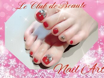 ル クラブ ド ボーテ 練馬/王道★ビジュー&赤フットNail★