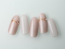 オーラ レアレア市川店内(AURA)/リング風ネイル