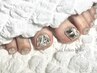 【foot】キラキラかわいい☆親指ストーン埋め尽くし¥8,500