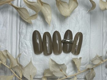 ブリスフルハピネス(Blissful happiness)/定額ネイル(simple)秋冬ver.