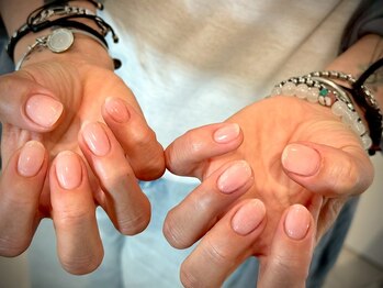 ヌル ネイル 堀江(NURU NAIL HORIE)/美爪ヌーディーワンカラー☆